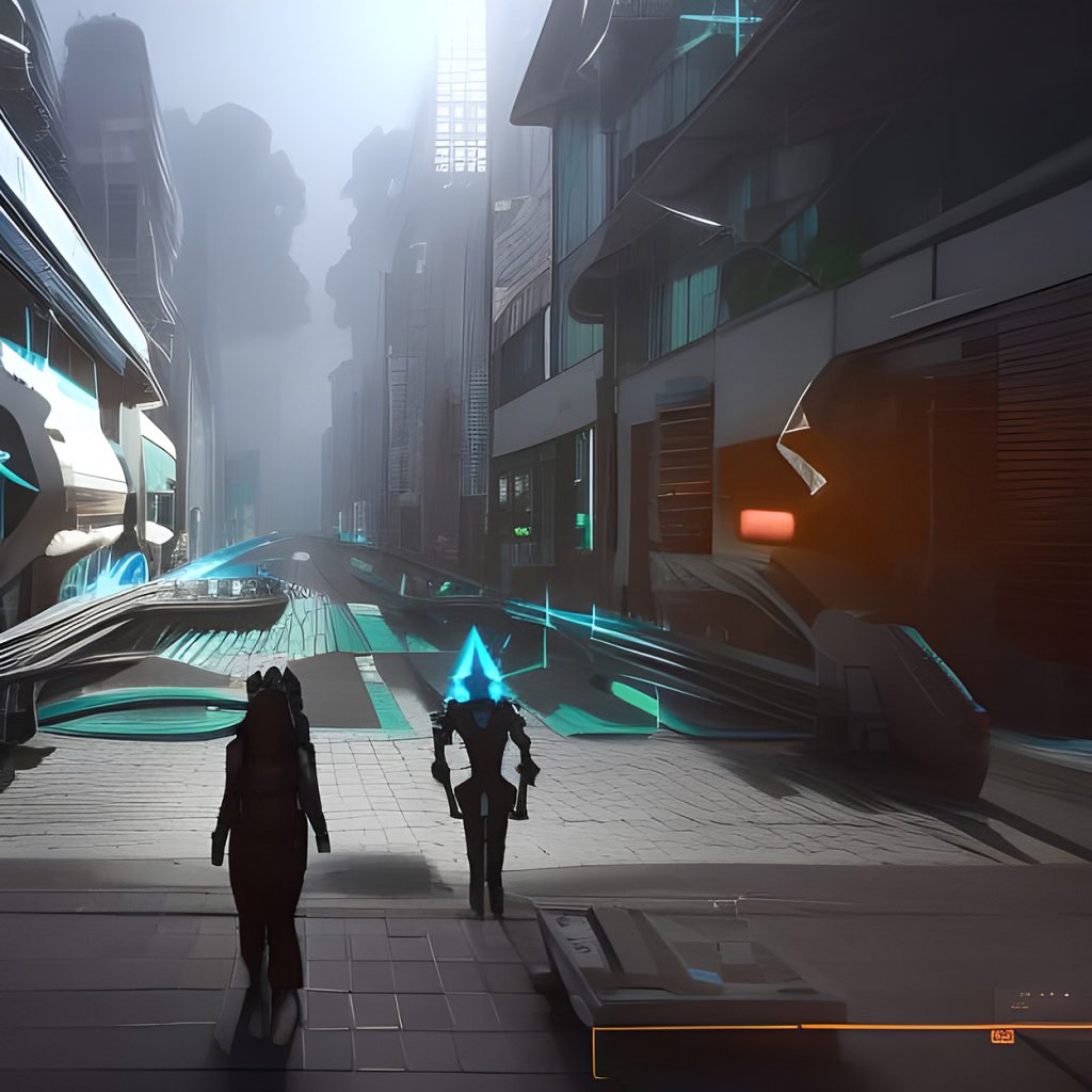 PED image, generated by the AI "Night Café"